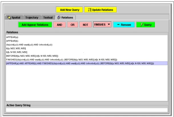 Figure 5.3: Final Query Formulation Window