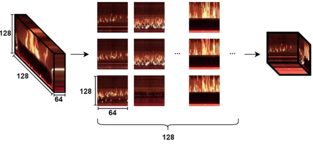 Fig. 3. An example image cube obtained from the input video.