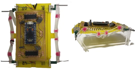 Figure 3.7: Robot prototype with TPU body and PDMS ’composite’ legs