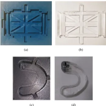 Fig. 6. Walking pictures of 4 different robot configurations. (a) SQuad, (b) soft body - hard leg, (c) hard body - hard leg, (d) hard body - soft leg.