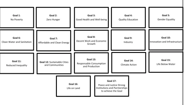 Figure 1. The 17 United Nations sustainable development goals 