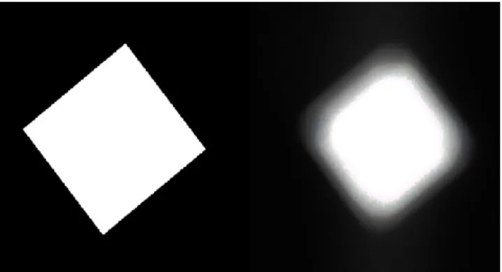 Figure 3. Reference image on the left versus actual image on the right 