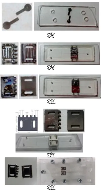 Figure 8. (8a)The first, (8b) second, (8c) third, (8d) fourth, and (8e) fifth electrodes