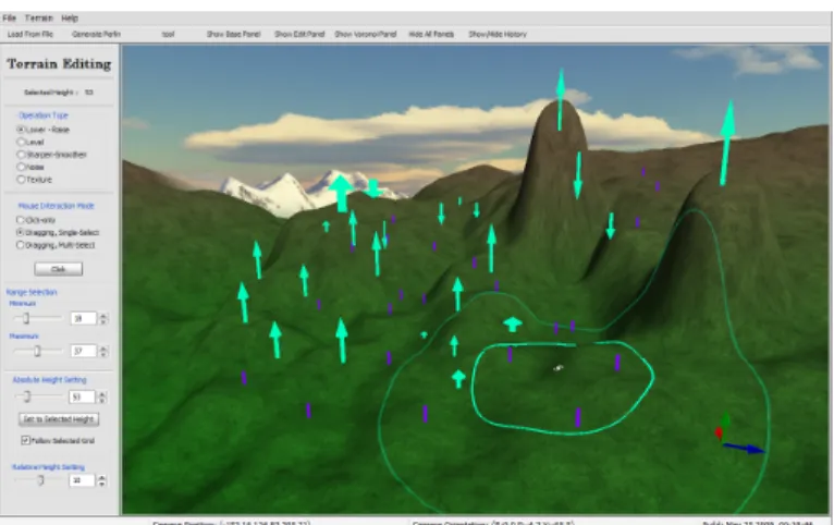 Figure 1: A screenshot from the application