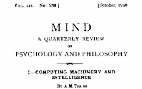 Figure 2. Turing’s 1950 paper is one of the most cited in philosophical AI literature.
