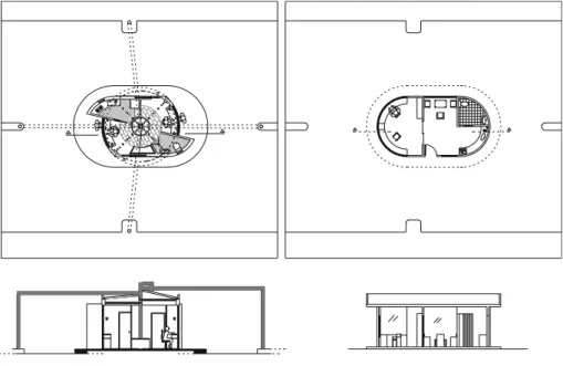 Fig. 2 A high (a) and a low (b) scoring creative solution to the design task