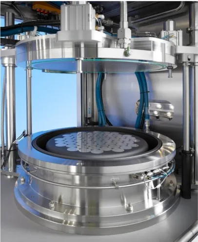 Figure 2. 2 CRIUS-II close coupled showerhead MOCVD reactor. A state of the art tool for  high throughput GaN growth