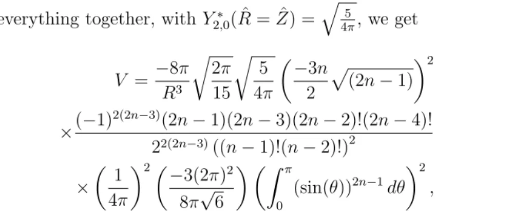 Table 3.6: Analytical results of the on-axis case for R=4µm