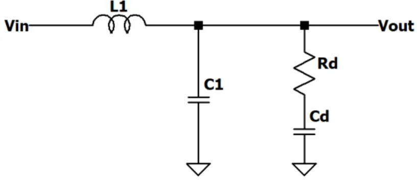 Figure 3.6: Low Pass Filter Topology