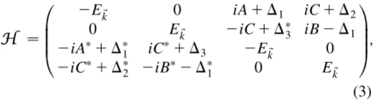 TABLE I. Interface E fields and SOC energies for typical densities. n x cm 2  E z kV=cm  e k F E z meV  h k 3 F E z meV  h k 2 F = e 10 9 1.45 5 	 10 4 1:5 	 10 4 0.3 10 10 14.5 1:5 	 10 2 4:9 	 10 2 3.3 10 11 a 145 0.8 15 18.75 10 12 b 1: