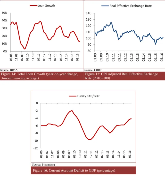 Figure 14: Total Loan Growth (year-on-year change,  3-month moving average)