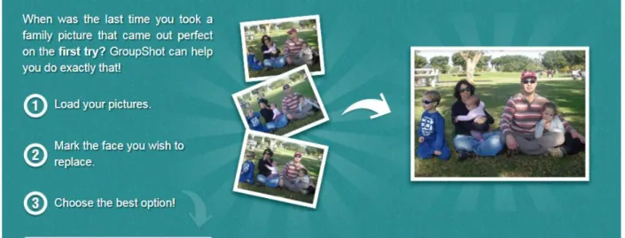 Figure 10. Manual of GroupShot application 