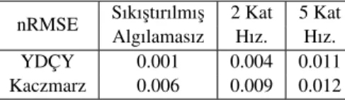 Tablo 2: Performans Sonuc¸ları