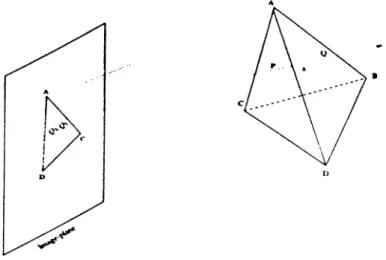 Figure 3.1:  Shooting  of a  ray from  image-plane,  and  following it  in  the  volume  using  Koyamada's  algorithm