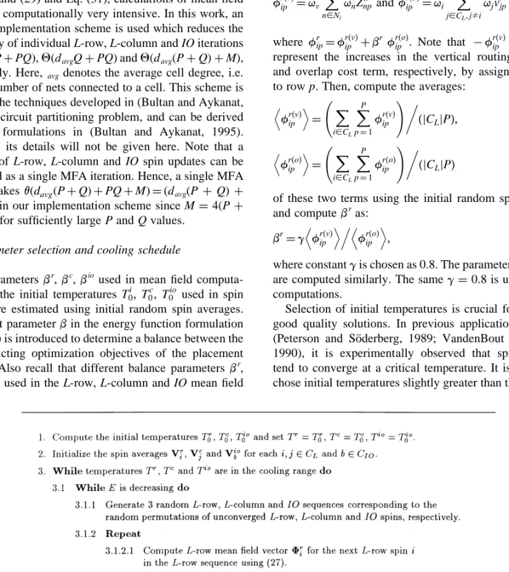 Fig. 3. MFA algorithm proposed for the placement problem.