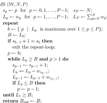 Fig. 2. Iterative reﬁnement algorithm proposed by Manne and S^revik [23].