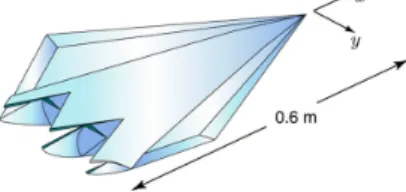 Fig. 1. Flamme geometry. The electrical size of the largest dimension of the geometry is 8λ at 4 GHz.