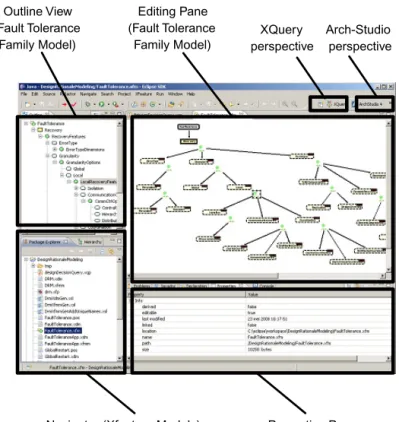 Fig. 5. ArchiRationale tool user interface.