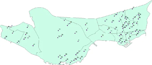 Figure 5-2. Bakırköy Data Set Map 