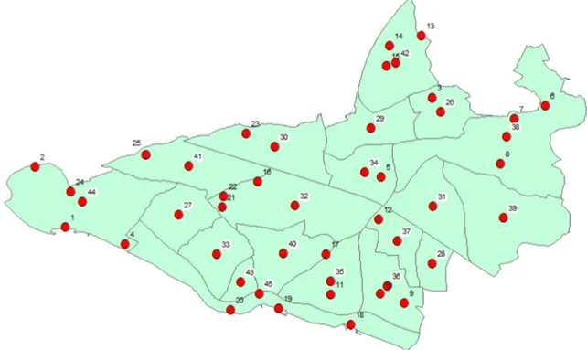 Fig. 3. Kartal map.