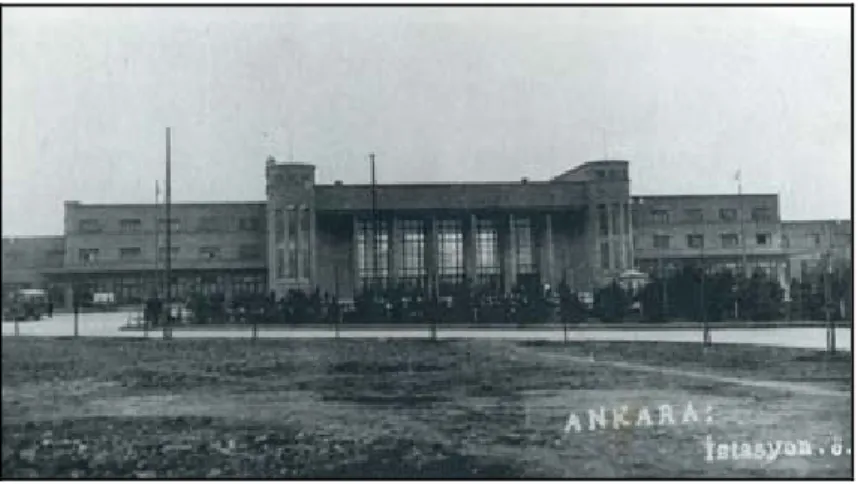 Figure 4.2- The front view of the Train Station 