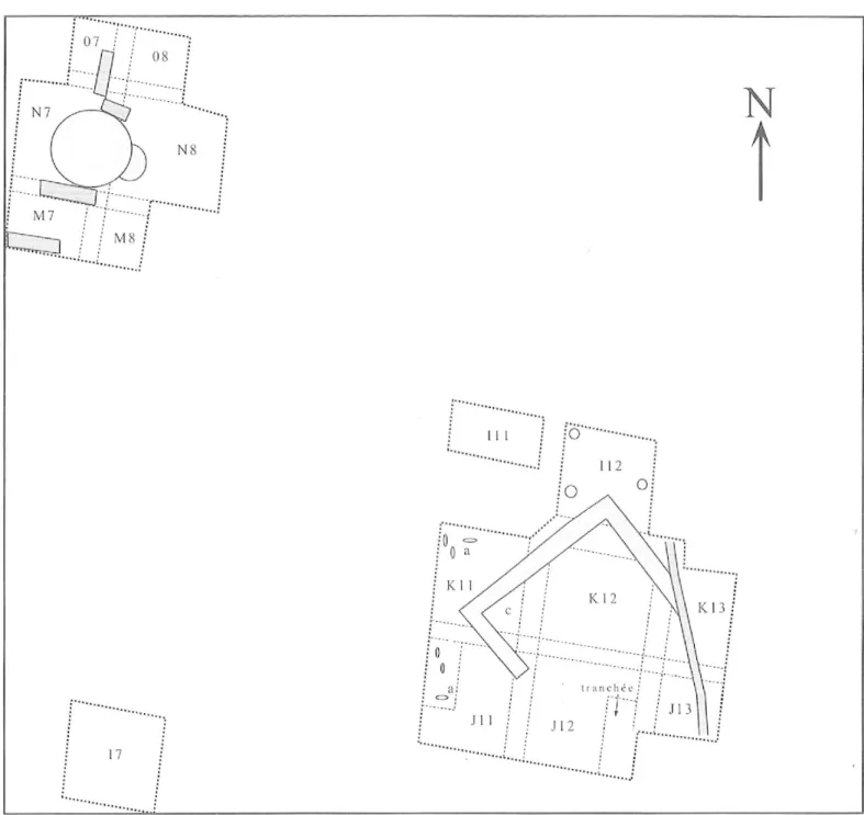 Fig.  19  :  Plan général de la zone B. 