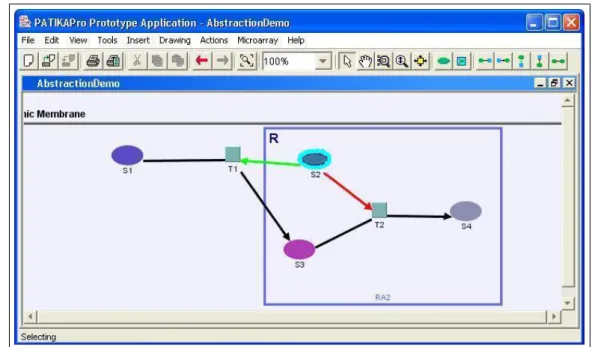 Figure 4.6: After the user hides RA1 and makes RA2 visible, now only S2, which is in the intersection of RA1 and RA2, is visualized with holo
