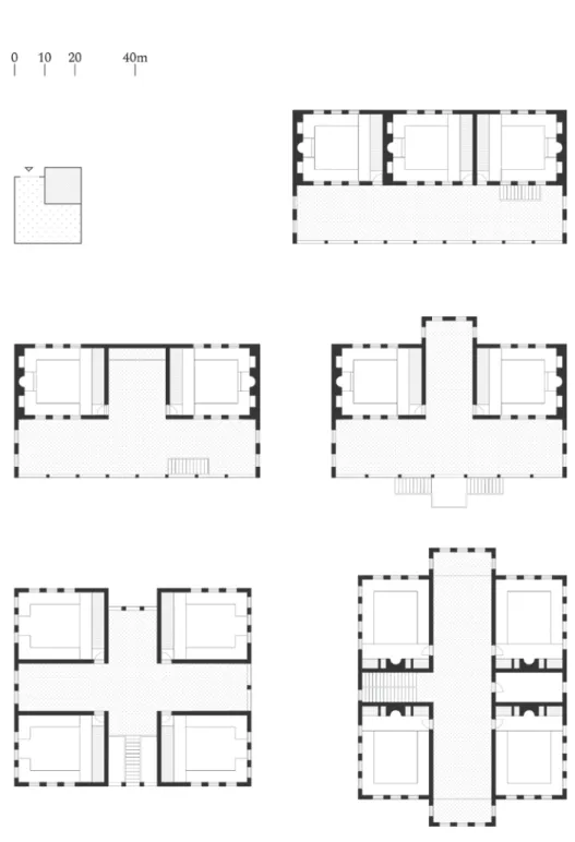 Fig. 8 G. Gasco G. Resta, Progress of the sofa from simple, vernacular examples, to  more sophisticated and refined cases