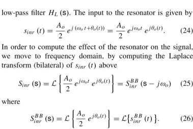 Fig. 4. Open-loop controlled oscillator-resonator-demodulator chain.