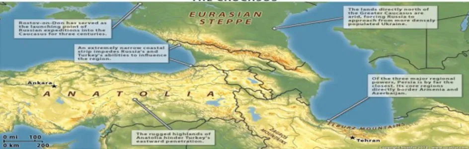 Figure 2: Outside Influence on the Caucasus 