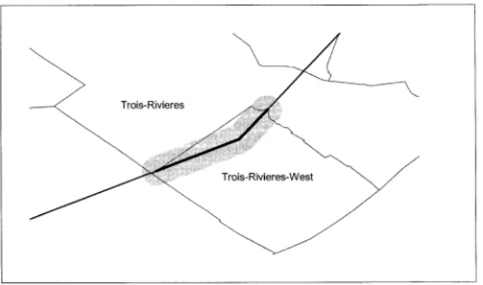 Fig. 3 shows the gasoline flows in Quebec and On- On-tario with respect to each routing criterion.