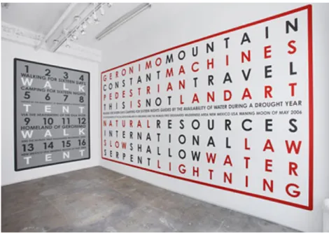 Figure  7.    Hamish  Fulton.  Geronimo  Homeland.  2007  