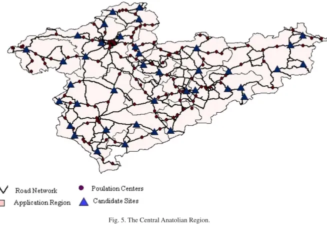 Fig. 5. The Central Anatolian Region.