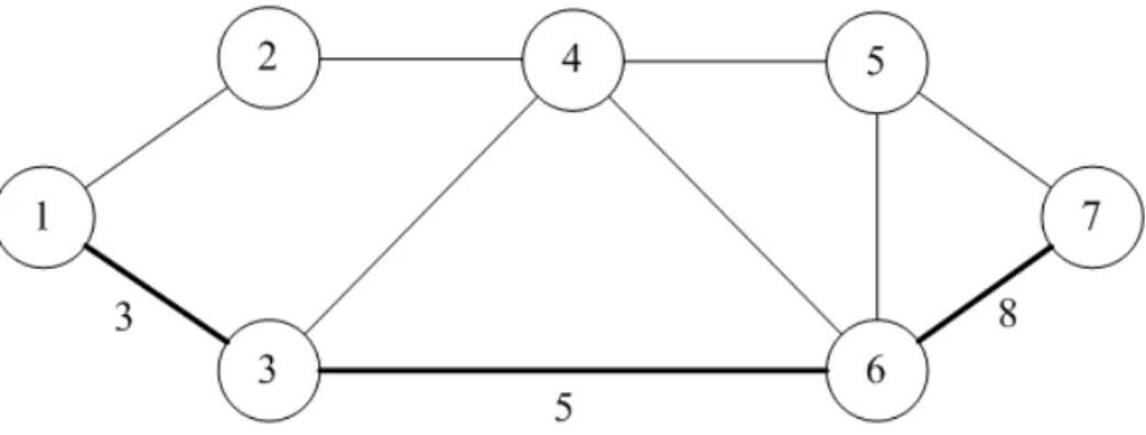 Figure 2.6: A Sample Path on a Network