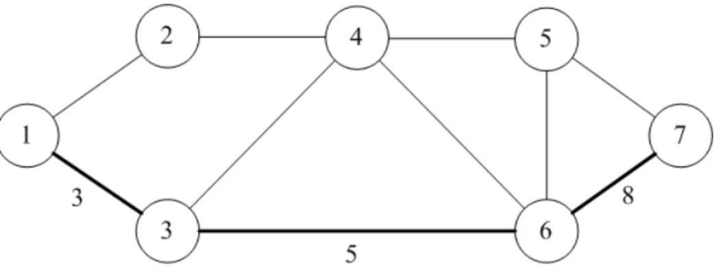Figure 2.6: A Sample Path on a Network