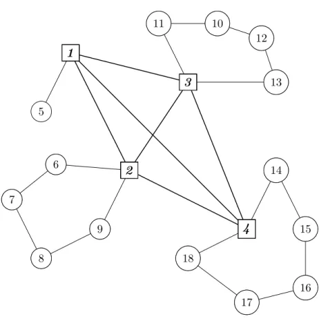 Figure 2.1: A HCLP feasible solution