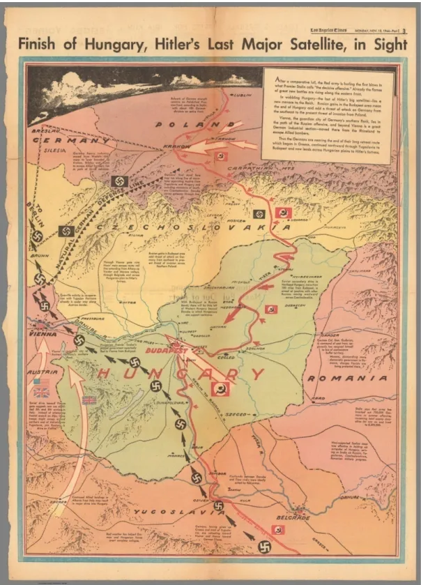 Figure 7: The Soviet advance on Hungary –Hitler’s Last Satellite 310