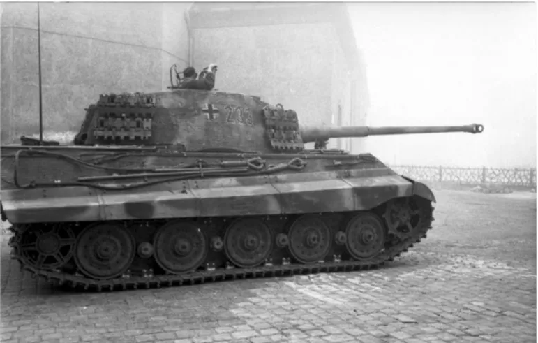Figure 10: German Panzer, Tiger II, Budapest 313