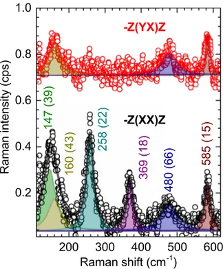 FIG. 2. Polarization-dependent Raman spectra of hydrogenated silicene (250-L dose) in parallel [-z(xx)z] and crossed [-z(yx)z]