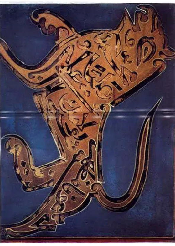 Fig. 4. Calligraphic Lion. (Khatibi 34-5)