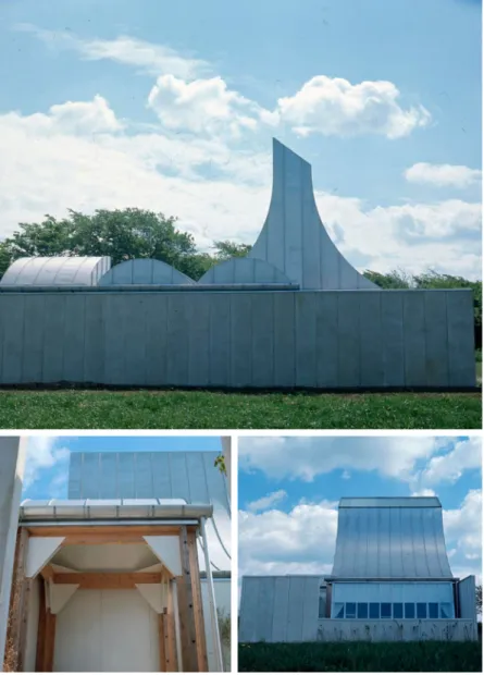 Figure 31. (opposite) Jørn Utzon, drawings of the Espansiva prototype in Hellebæk, 1969, # Utzon Archives / Aalborg University &amp; Utzon Center