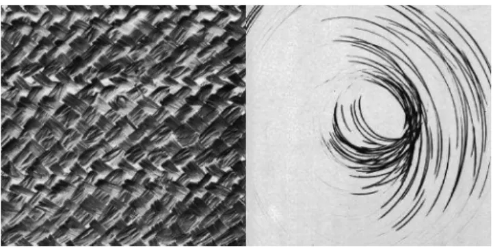 Fig. 1. Sample images from the Brodatz texture database. It contains non-ho- non-ho-mogeneous textures as well as honon-ho-mogeneous texture images.