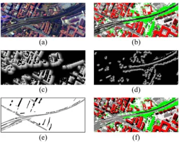 Fig. 3. Classification of the Pavia image without and with spatial contextual information
