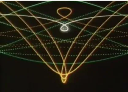 Fig. 2. A still image from Arabesque (1975) by John Whitney. 