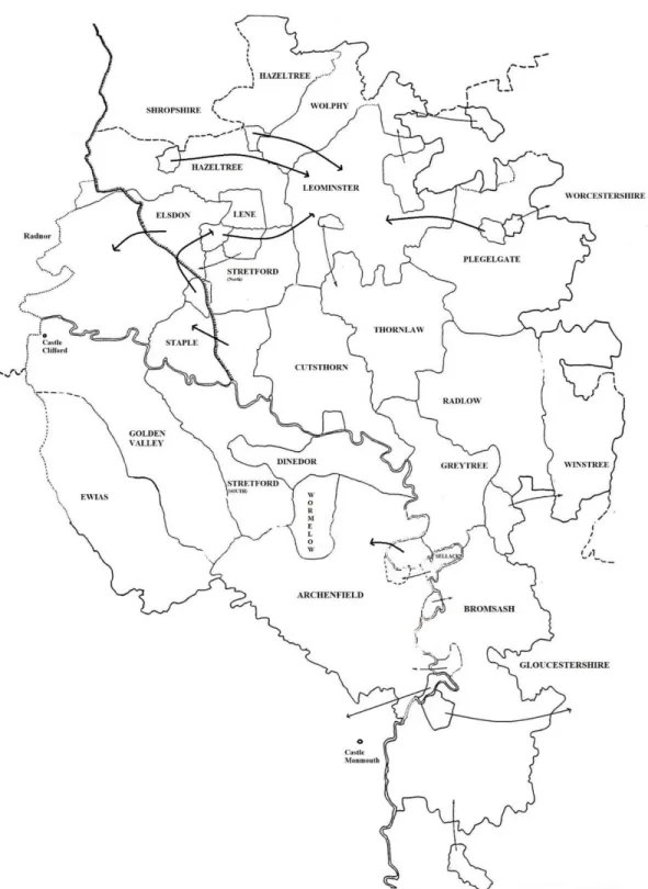 Figure 6 Herefordshire Hundreds 