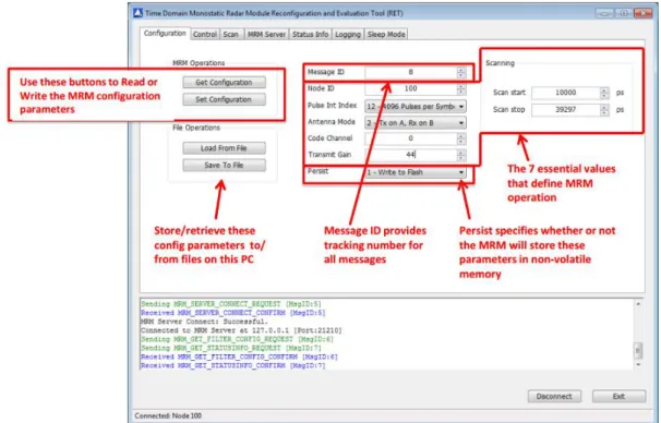 Figure 2.6: Configuration window [2].