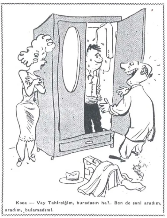 Figure 12: The man finds his friend in the wardrobe, and he stupidly talks with him without suspicion.