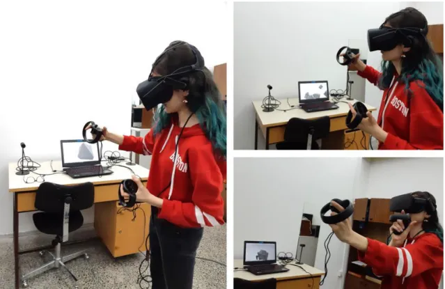 Figure 7. Participants in the immersive VDE 