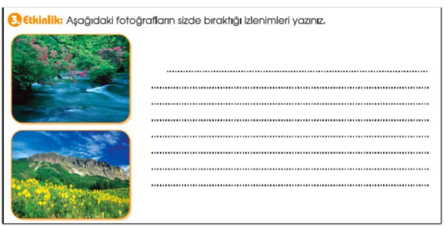Şekil 13. Anadolu’da Bahar Metni, 3. Etkinlik 