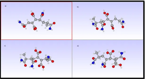 Şekil 2.16:  Hesapsal yöntemler ile oluşturulan bazı kopolimeri zincirleri 